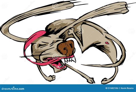 Dog Chasing Tail Cartoon Illustration | CartoonDealer.com #37156010