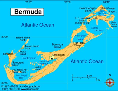 Bermuda Map - ToursMaps.com