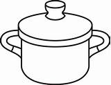 Cooking Pot Coloring Page sketch template