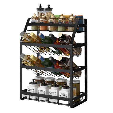 Premium Steel Kitchen Spice Rack Organizer