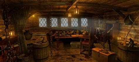 CGTalk - Ship Cabin | Pirate room, Pirates, Cabin