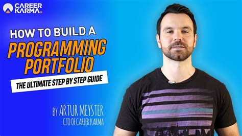 How To Build A Programming Portfolio - Step by Step Guide by Artur Meyster, CTO of #CareerKarma ...