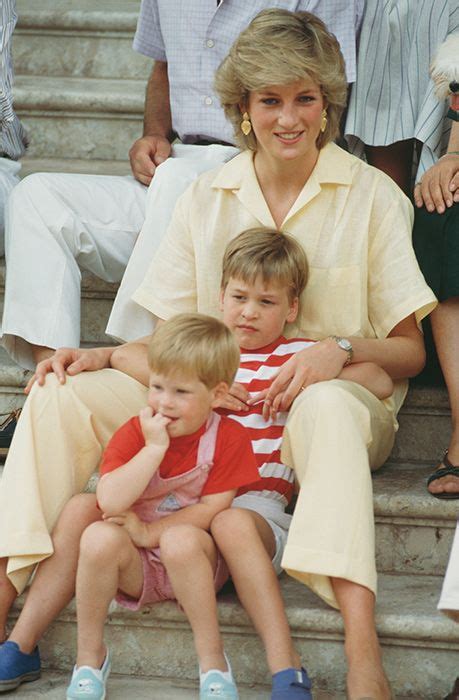 10 lovely photos of Princess Diana with sons Prince William and Prince ...