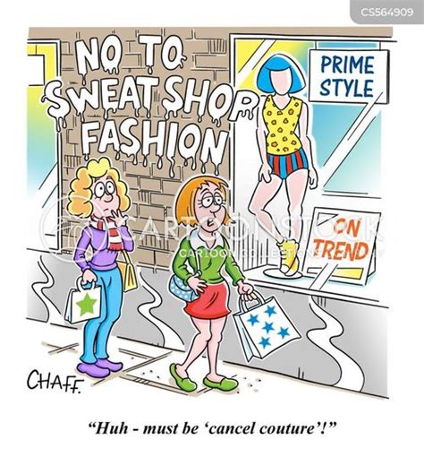 Fast Fashion Cartoons and Comics - funny pictures from CartoonStock