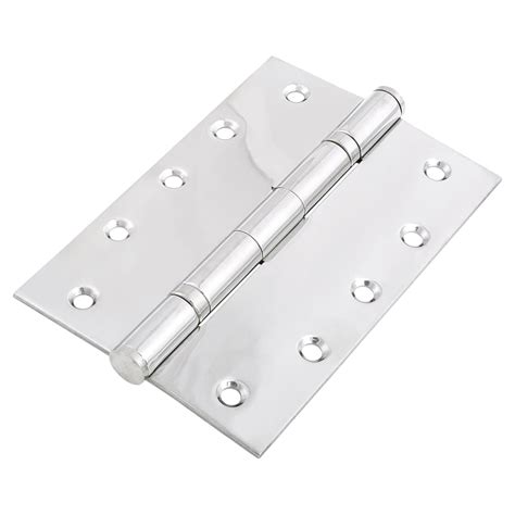 Heavy Duty Ball Bearing Hinge - 152 x 102 x 3mm - Polished Stainless ...