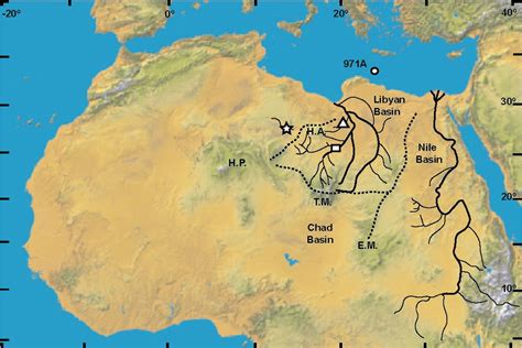 Map Of Ancient Egypt Sahara Desert | Printable Templates Free