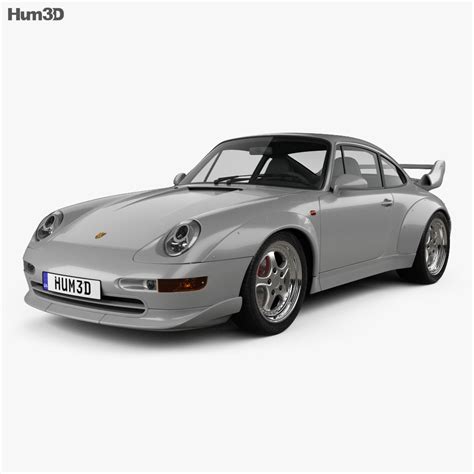 Porsche 911 Carrera GT2 coupe (993) 1998 3D model - Vehicles on Hum3D