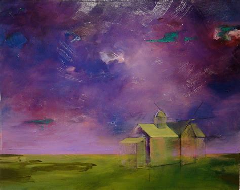 Stephanie Reit - VANISHING POINT PURPLE SKY | From a unique collection of paintings at http ...