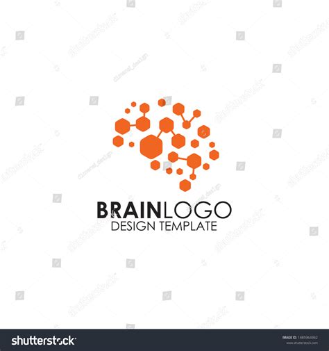 Human Brain Icon Logo Design Inspiration Stock Vector (Royalty Free ...