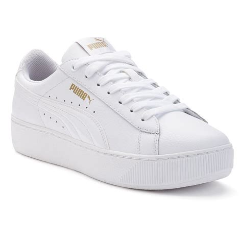 tenis___PUMA_ White Puma Shoes, Puma Shoes Women, White Platform Shoes, White Leather Shoes ...