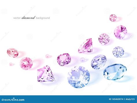 Vector gems background stock vector. Illustration of pattern - 145463074