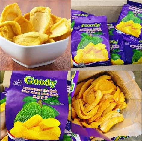 ขนุนทอดกรอบ ตรากู๊ดดี้ (Crispy Jackfruit) ขนาด60กรัม ราคา40฿ - ร้านวันฉลองแซบเวอร์ - ThaiPick