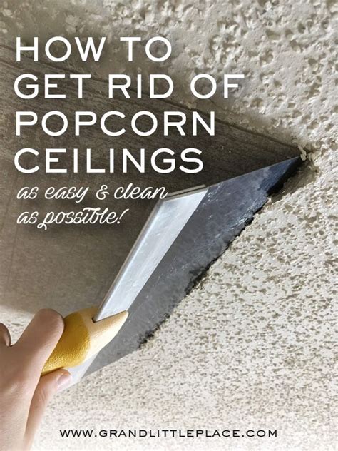 How To Remove Popcorn Ceiling Easily - Ceiling Ideas