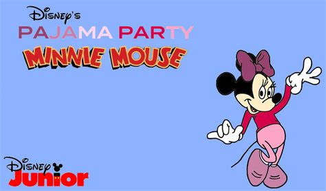 Title version of Pajama Party Minnie Mouse by tylerleejewell on DeviantArt