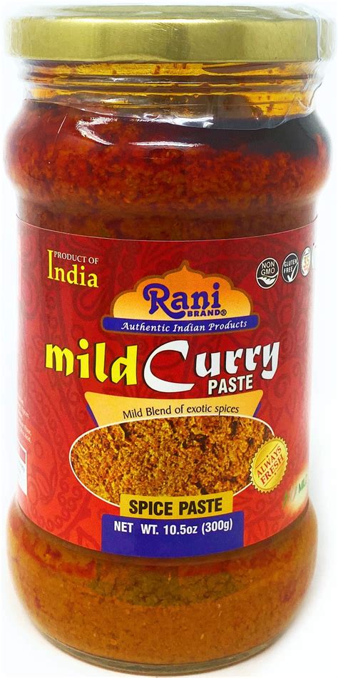 Buy Rani Curry Paste MILD (Spice Paste) 10.5oz (300g) Glass Jar ~ No Colors | All Natural | NON ...