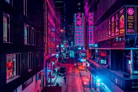 asian aesthetic | Cyberpunk city, Neon aesthetic, Vaporwave aesthetic