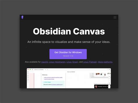 Obsidian Canvas - Visually organize your ideas