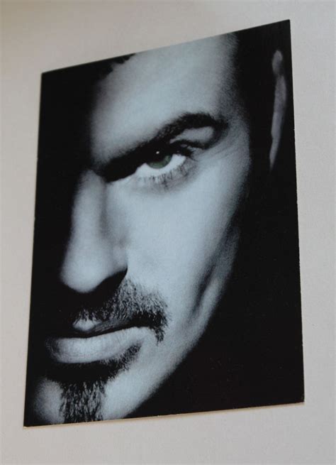 George Michael Older Album. Advertising Postcard for his 1996 Solo Album. Promo Collectable ...