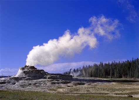 Castle Geyser Yellowstone National Park Photograph by Tim Fitzharris - Fine Art America