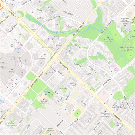 Mississauga - Modern Atlas Vector Map | Boundless Maps