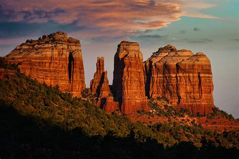 Cathedral Rock Sunrise - Sedona - Arizona Photograph by Stuart Litoff - Pixels