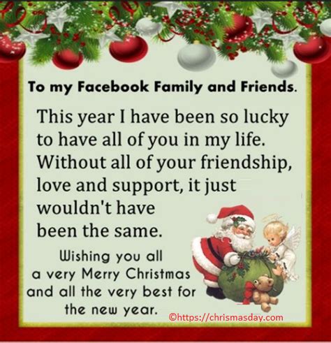 christmas message for new friend Merry christmas wishes messages quotes happy cards friends ...