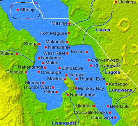 Lake Malawi National Park Map