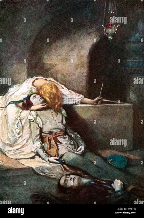 Romeo And Juliet Death Painting