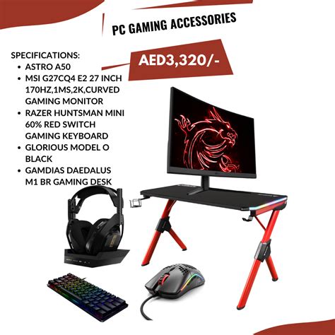 PC GAMING ACCESSORIES | GAMING AC - hypergamersuae