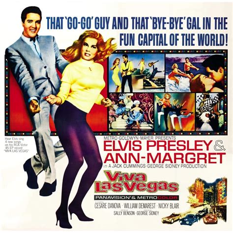 Viva Las Vegas Elvis Presley Ann-Margret 1964 Movie Poster Masterprint ...