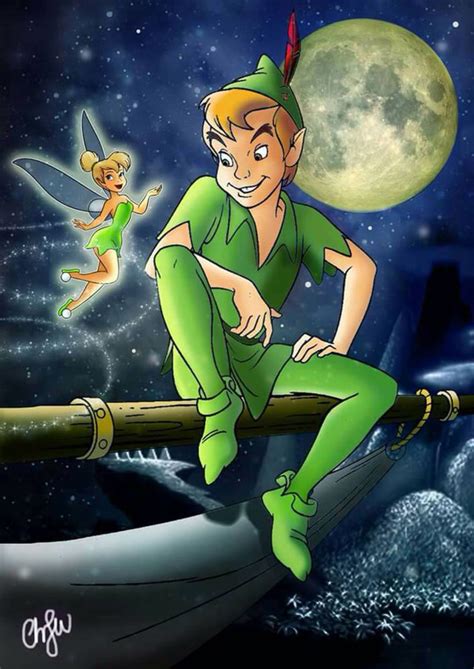 Peter Pan Disney, Peter Pan And Tinkerbell, Tinkerbell Disney, Disney ...