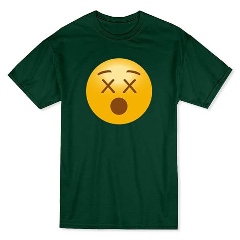 Emoji - Crossed Eyes Impressed Emoji Medium Front Graphic Men's T-shirt - Walmart.com - Walmart.com