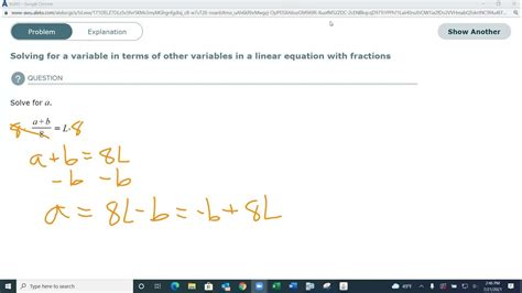 College Algebra-Solving Linear Equations - YouTube