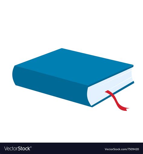 Blue book icon Royalty Free Vector Image - VectorStock