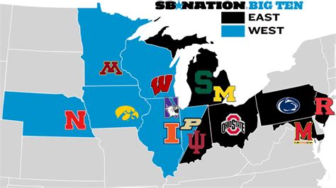 Big Ten announces new football divisional alignment - Bucky's 5th Quarter