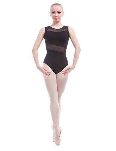 Agoky Womens Spaghetti Straps Criss Cross Back Dance Leotard Built in Shelf Bra Bodysuit ...