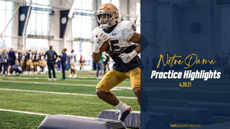 Video | Notre Dame Football Practice Highlights | Irish Sports Daily