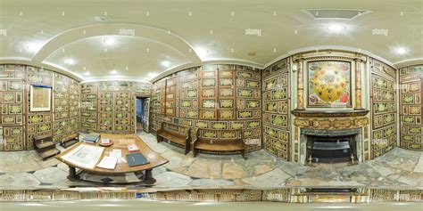 360° view of St Marys Library - Alamy