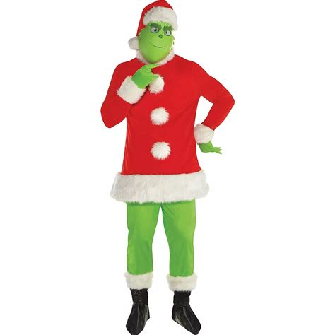 Adult Grinch Santa Costume | Party City Canada