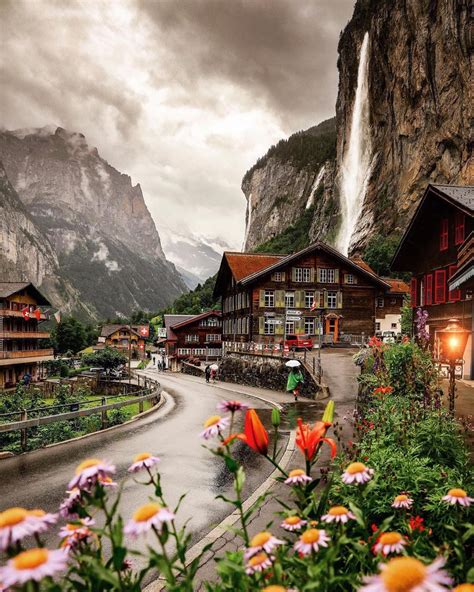 Silvery overcast in Lauterbrunnen, Switzerland : r/MostBeautiful