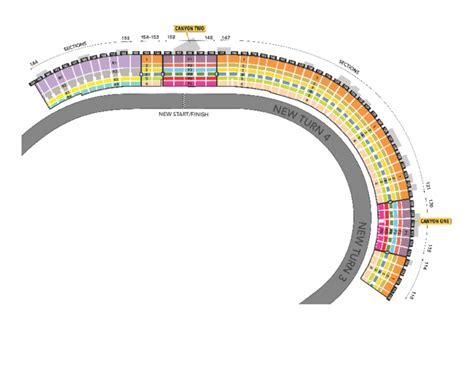 Phoenix Raceway Seating Map