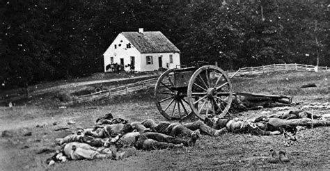 civil-war-dead-on-antietam-battlefield - Battle of Antietam Pictures - Civil War - HISTORY.com