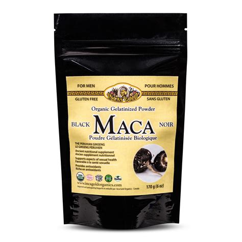 Black Maca Powder - 170g - Inca Gold Organics