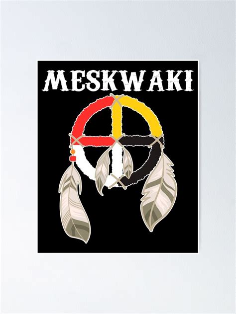 "Meskwaki Nation Sac and Fox Tribe Medicine Wheel" Poster for Sale by MagicBoutique | Redbubble