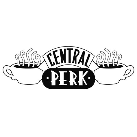 Printable Central Perk Logo - Printable Word Searches