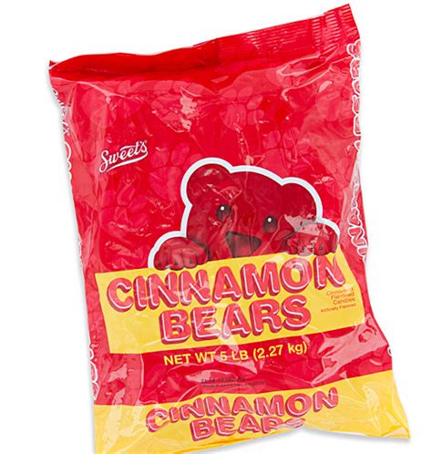 CINNAMON BEARS 10 LBs Gummies Chewy Retro Gourmet Bulk Gummi Soft Candy ...