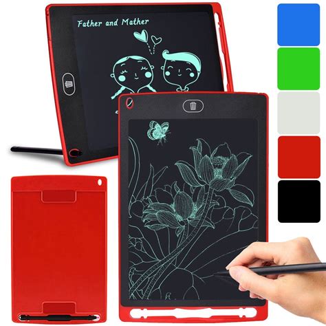 12 inches Writing Board, LCD Screen-lock Electronic Writing Board，Portable Handwriting Notepad ...