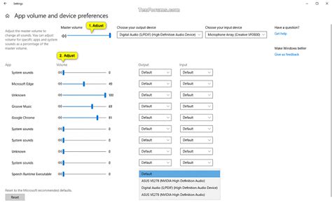 Adjust Volume Level of Individual Devices and Apps in Windows 10 | Tutorials