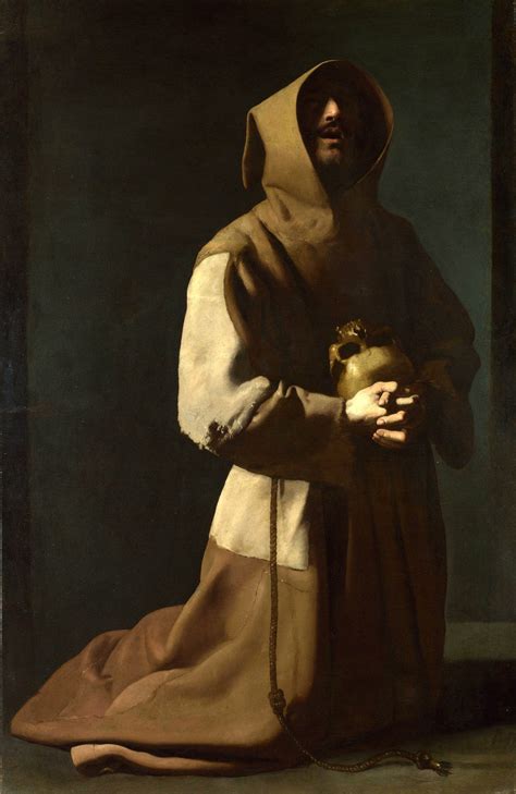 Saint Francis in Meditation by Francisco de Zurbarán – my daily art display