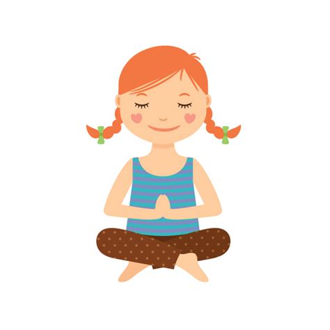 Relaxing clipart meditation child, Relaxing meditation child Transparent FREE for download on ...